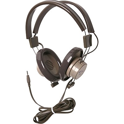Califone 610 Binaural Headphones Gray Beige