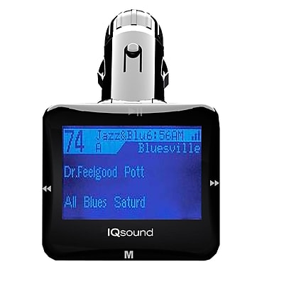 Supersonic IQ 206 Wireless FM Transmitter With 1.4 Display Black