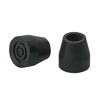 Briggs Healthcare DMI Walker Tips with Metal Black