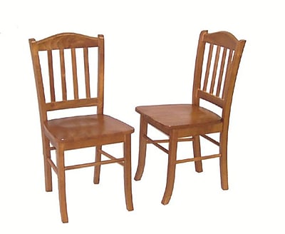 Boraam Solid Rubberwood Shaker Dining Chair Oak