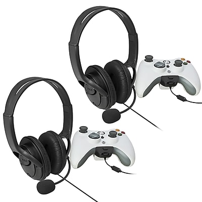 Insten 480692 2 Piece Game Headset Bundle For Xbox 360