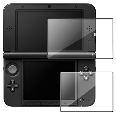 Insten GNIN3DSLSP01 2 LCD Reusable Screen Protector Kit For Nintendo 3DS XL