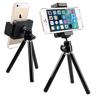 InstenÂ® Tripod Phone Holder For iPhone 55S, Black