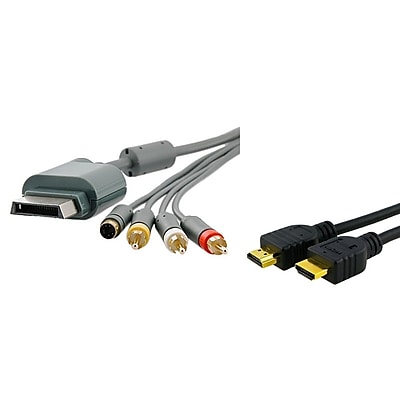 Insten 320130 2 Piece Game Cable Bundle For Xbox 360