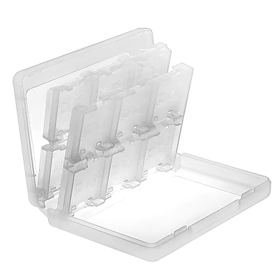 Insten 24 In 1 Game Card Case For Nintendo 3DS 3DS XL White