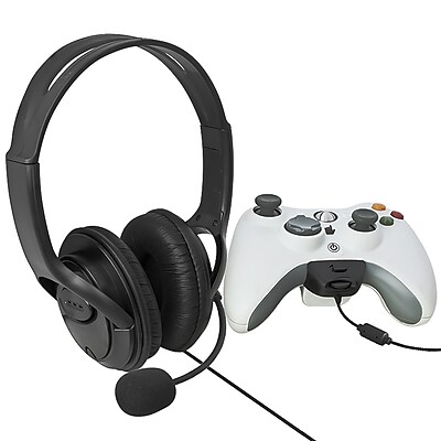 Insten Headset With Microphone For Xbox 360 Black
