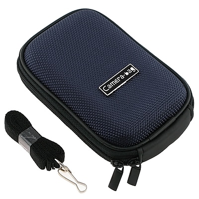 Insten Nylon Digital Camera Case For Canon Digital IXUS 70 Dark Blue