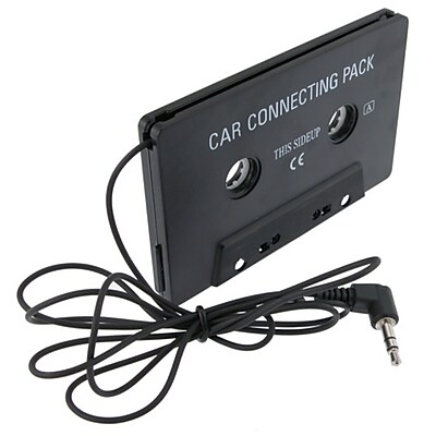 Insten Universal Car Audio Cassette Adapter, Black