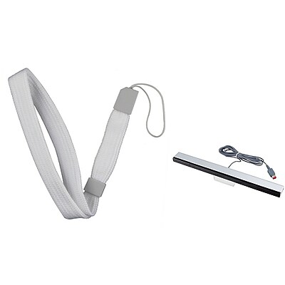 Insten 676684 2 Piece Game Hand Strap Bundle For Nintendo Wii