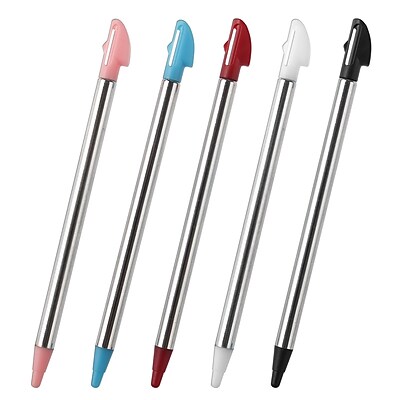 Insten 5 Piece Retractable Stylus For Nintendo 3DS XL