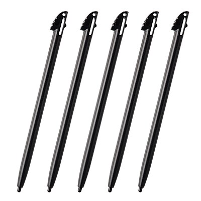 Insten 5 Piece Stylus For Nintendo 3DS XL Black