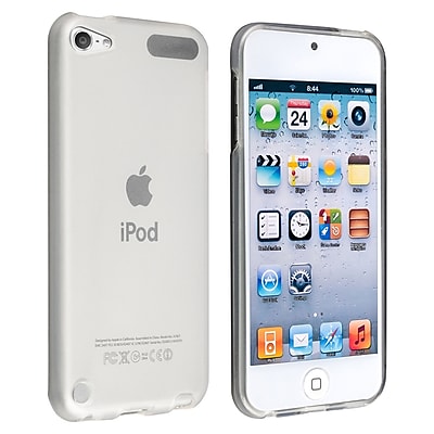 Insten DAPPTOU5SC08 TPU Rubber iPod Case for Apple iPod Touch 5th Gen Frost Clear White