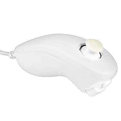 Insten Silicone Skin Case For Nintendo Wii Nunchuk White