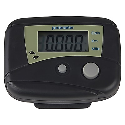 Insten Mini Digital LCD Pedometer Black