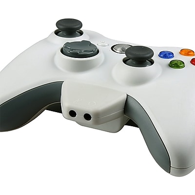 Insten Headset Converter Adapter For Xbox 360 White