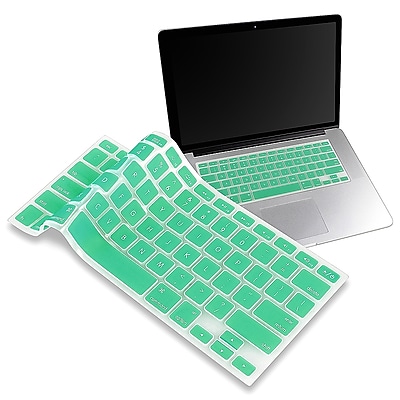 Insten Keyboard Skin Shield For 13.3 MacBook Pro Ocean Green