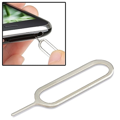 Insten Sim Card Eject Pin For Apple iPhone iPad Silver