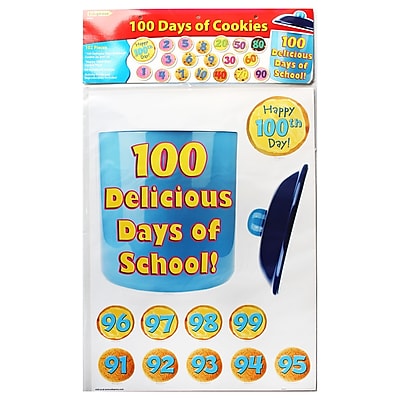 Edupress Bulletin Board Set 100 Days of Cookies