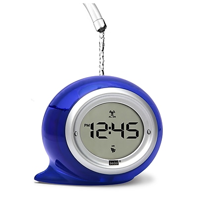 Bedol Water Clock Squirt Water Alarm Clock; Blueberry Blue