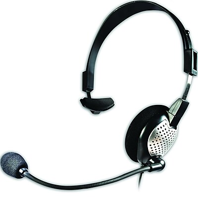 Andrea NC 181 VM USB High Fidelity Monaural Headset Black