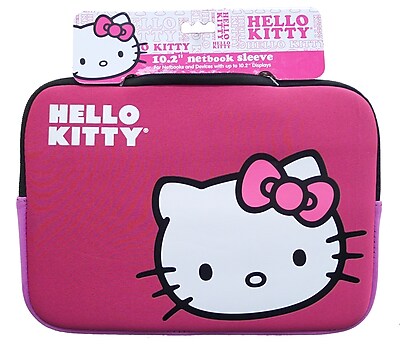 Sakar 20409P Hello Kitty Neoprene Sleeve for 10.2" Netbook Sleeve - Pink
