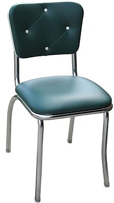 Richardson Seating Retro Home Side Chair; Green