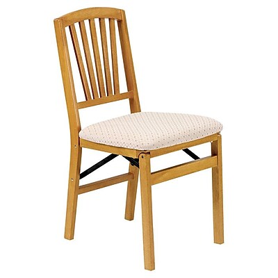 Stakmore Side Chair Set of 2 ; Oak