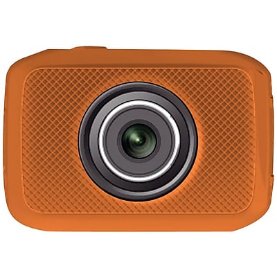 Pyle Sport PSCHD30 5 MP High Definition Sport Action Camera With 2 Touchscreen Orange