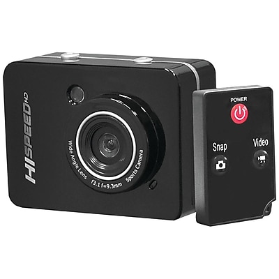 Pyle Sport PSCHD60 12 MP Full HD Action Camera With 2.4 Touchscreen Black