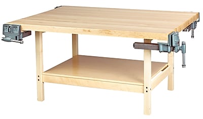 SHAIN Workbench 31.25H x 64W x 54D Maple Plywood