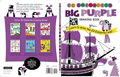 Ed Emberley's Big Purple Drawing Book (Ed Emberley's Big Series)