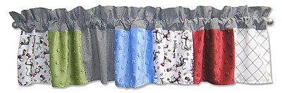 Trend Lab Dr. Seuss Cat in the Hat 82 Curtain Valance