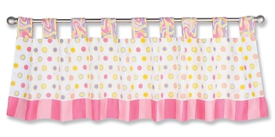 Trend Lab Dr. Seuss Oh The Places You ll Go 53 Curtain Valance; Pink