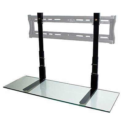 TV Smartshelf LCD TV Shelf; Clear Glass