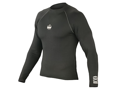 Ergodyne CORE Performance Work Wear 6435 Base Layer Long Sleeve Shirt Black Medium