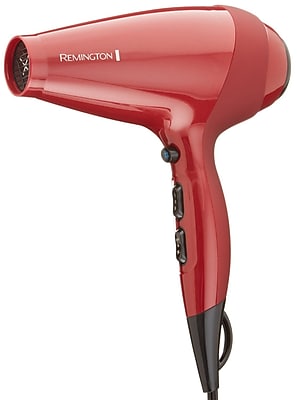 Remington TStudio Silk Ceramic 1875 W Ionic AC Professional Hair Dryer, Red