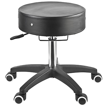 Master Massage The Glider™ Adjustable Rolling Stool, Black