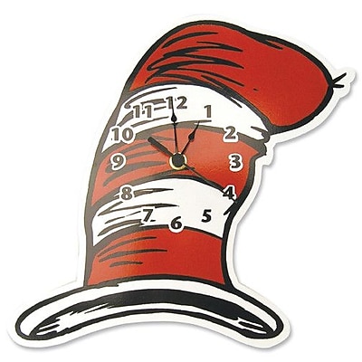 Trend Lab Dr. Seuss Cat in the Hat Wall Clock