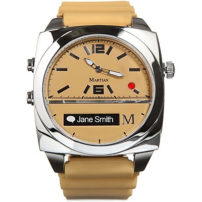 Martian MV100TST Victory Smart Watch Tan Silver