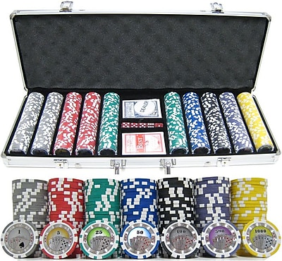 JP Commerce 500 Piece Casino Royale Clay Poker Chip Set