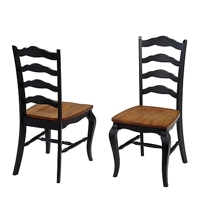 Home Styles French Countryside Hardwood Solids Dining Chair Pair