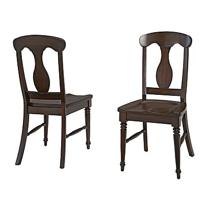 Home Styles Bermuda Mahogany Wood Dining Chair