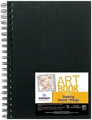 Canson Wirebound Drawing Book; 10'' H x 7'' W