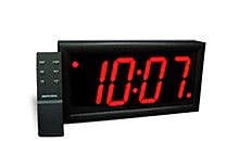 Big Time Clocks Jumbo 4'' Numbers LED Alarm Clock with Remote