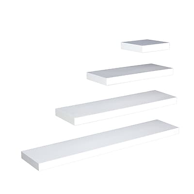 SEI Chicago 36 MDF Floating Shelf, White