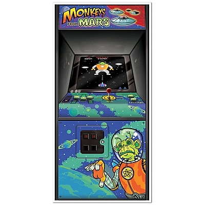 Beistle 30 x 5' Arcade Game Door Cover, 3/Pack