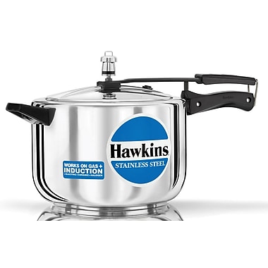 Hawkins Stainless Steel Pressure Cooker; 8.45 Quart