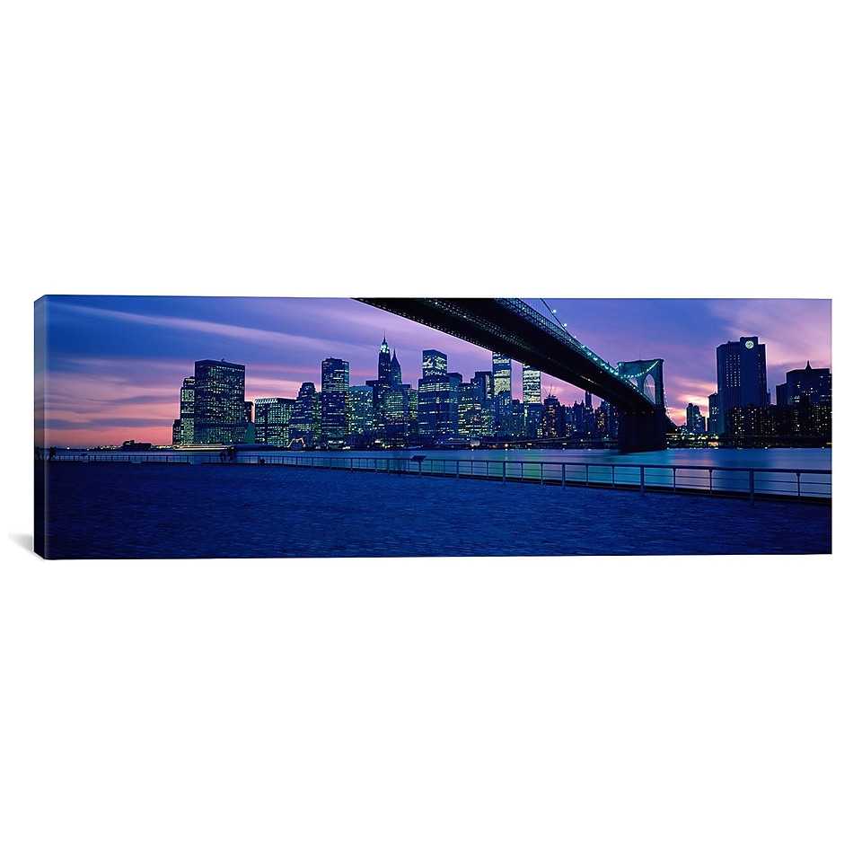 iCanvas Panoramic New York City Photographic Print on Canvas; 20 H x 60 W x 1.5 D