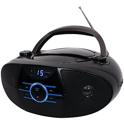 Jensen JENCD560 Portable Stereo CD Player with AM FM Stereo Radio and Bluetooth