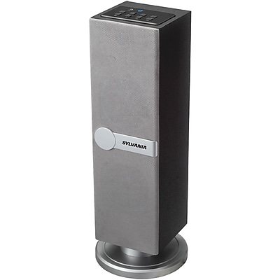 Sylvania Bluetooth SP269 SILVER Mini Tower Speaker